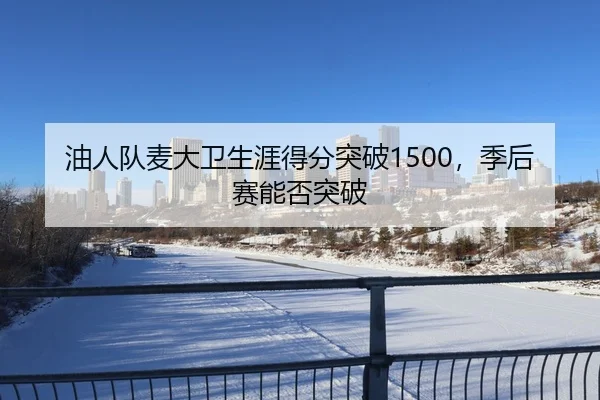 油人队麦大卫生涯得分突破1500，季后赛能否突破